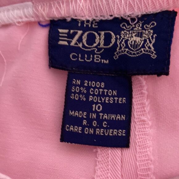 The Izod Club Pink Bermuda Shorts Women’s Size 10 Casual Summer Cotton Blend - Picture 3 of 3